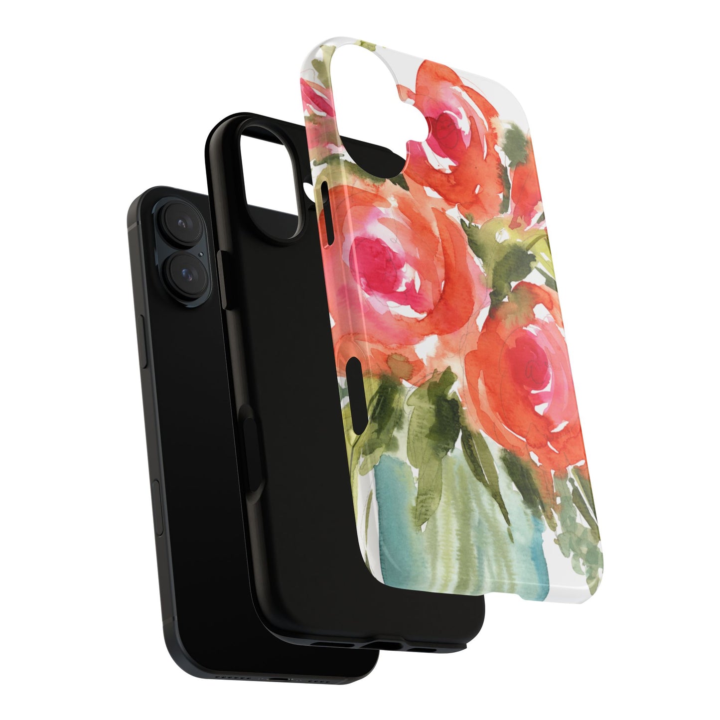 Painted in Happiness, Watercolor Floral Phone Case