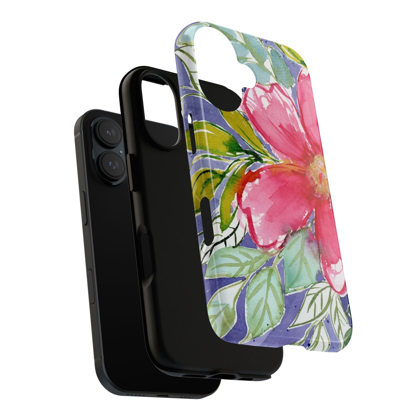 Petals in Motion Classic Phone Case, Original Watercolor Art Phone Case