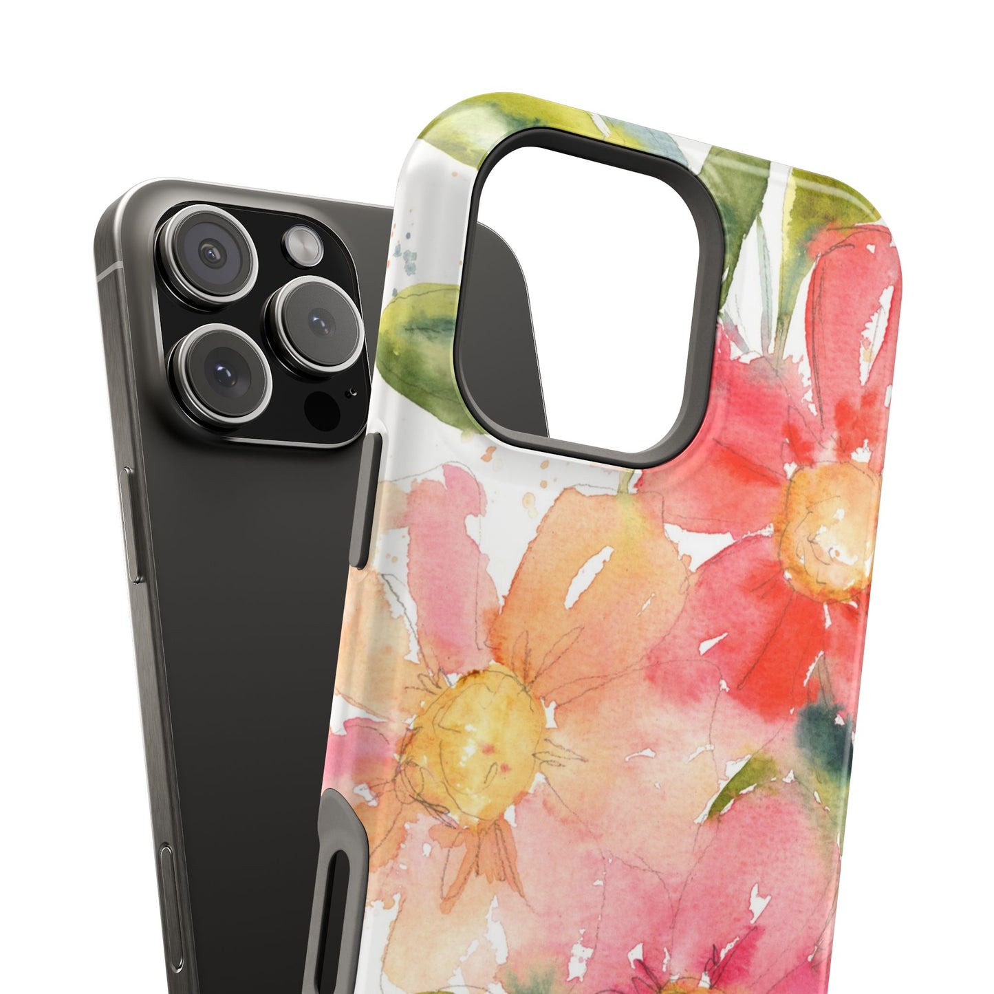 Soft Flowers Magnetic Phone Case