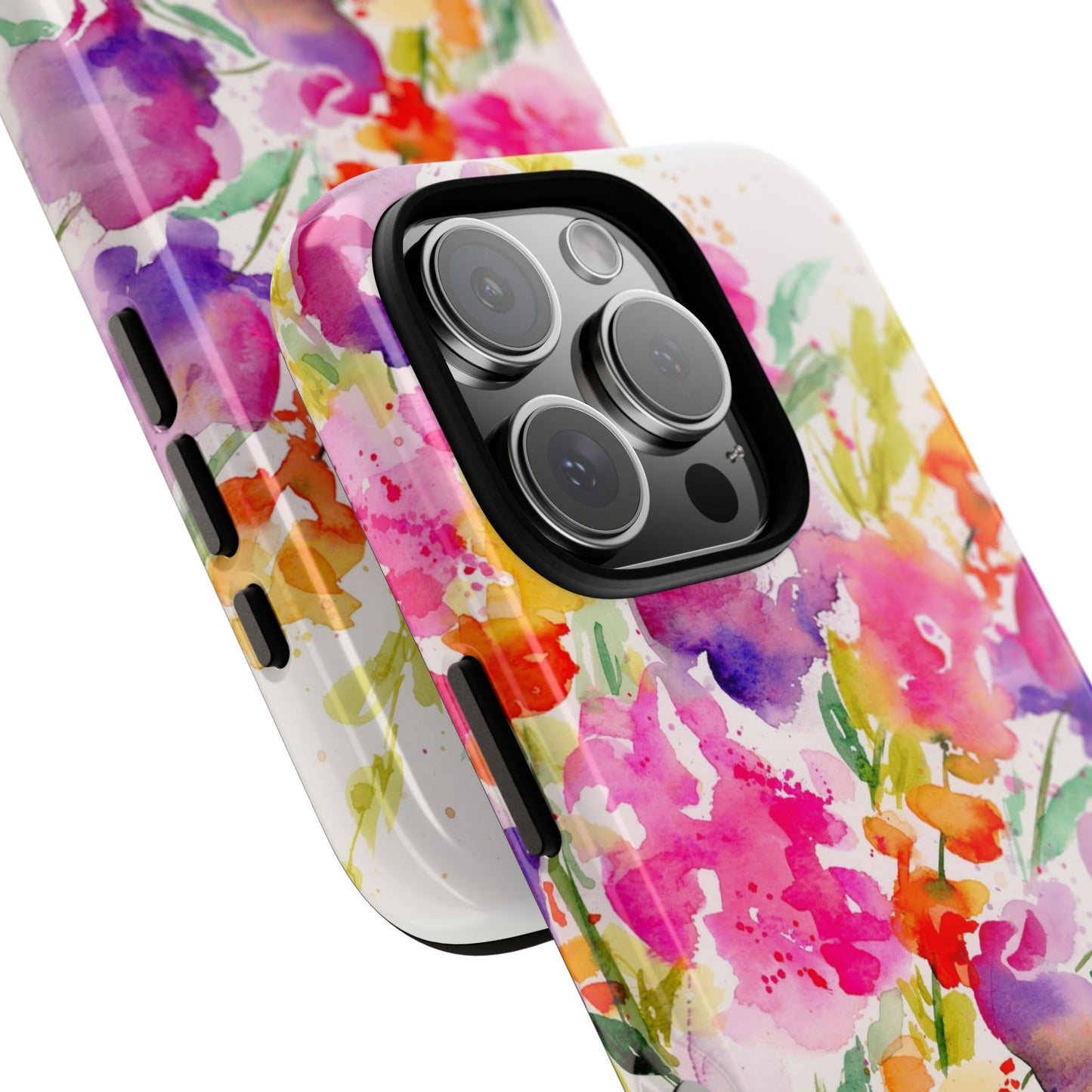 Floral Pop, Watercolor Painted Phone Case