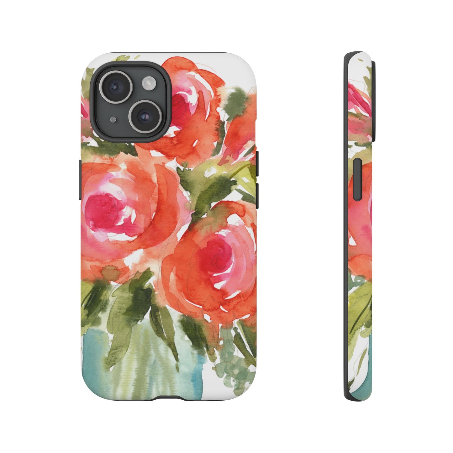 Painted in Happiness, Watercolor Floral Phone Case