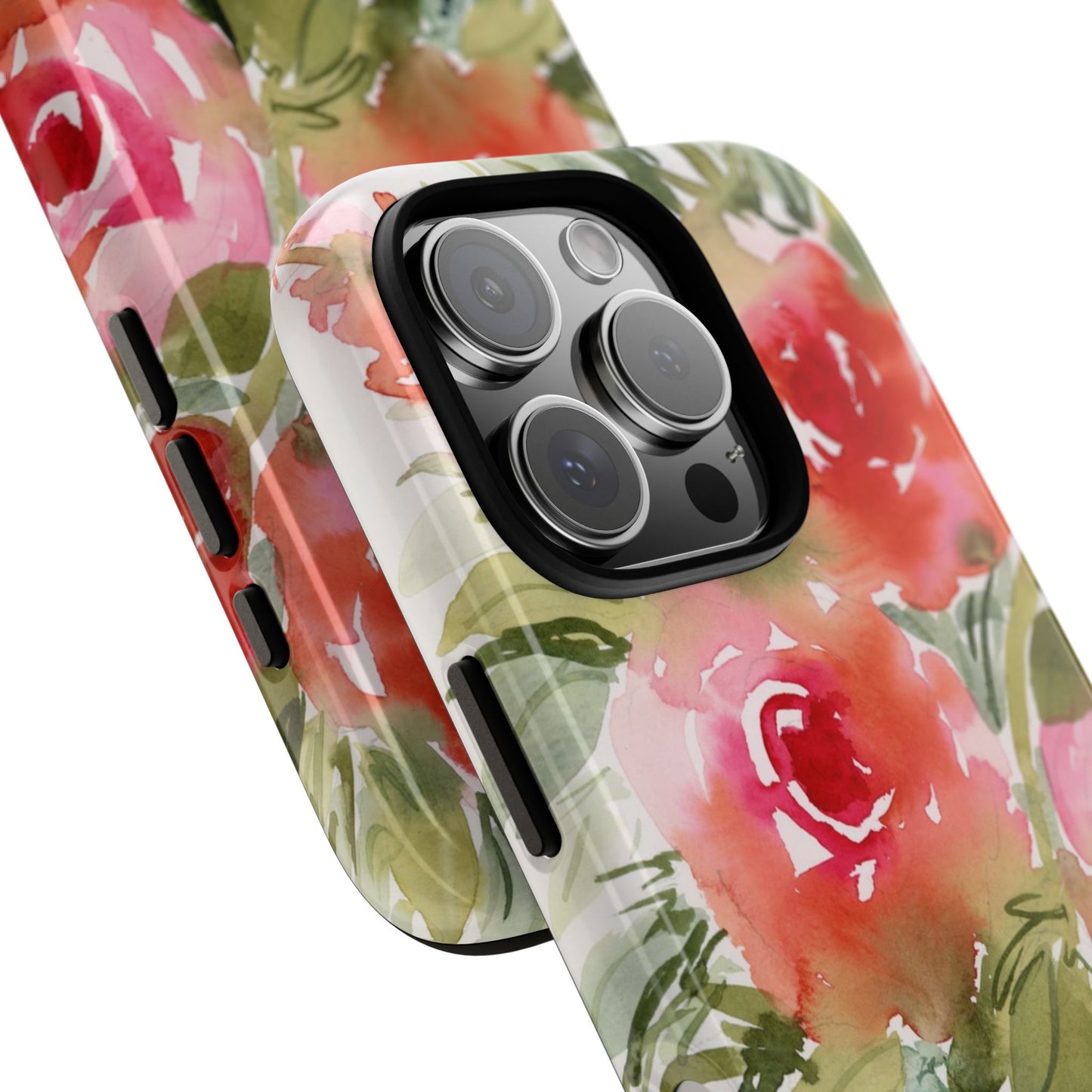 Soft Rose Watercolor Art Phone Case