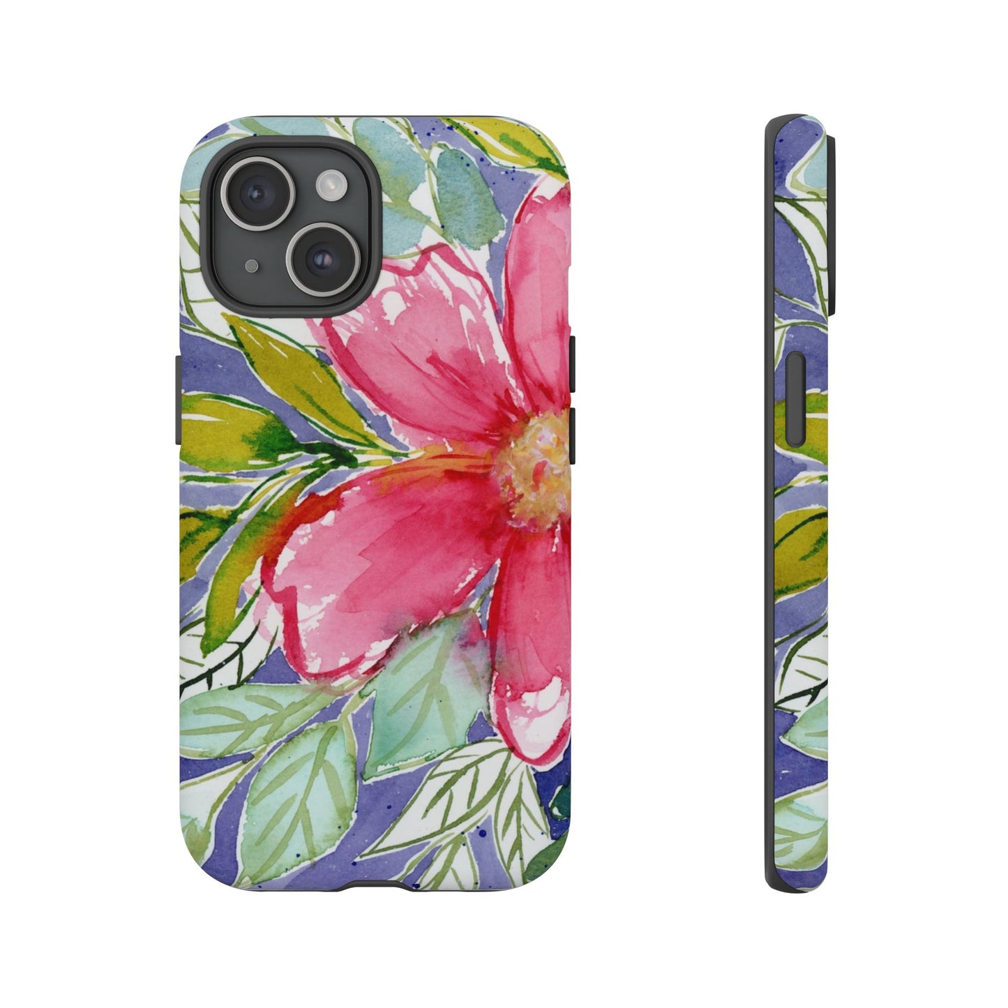Petals in Motion Classic Phone Case, Original Watercolor Art Phone Case