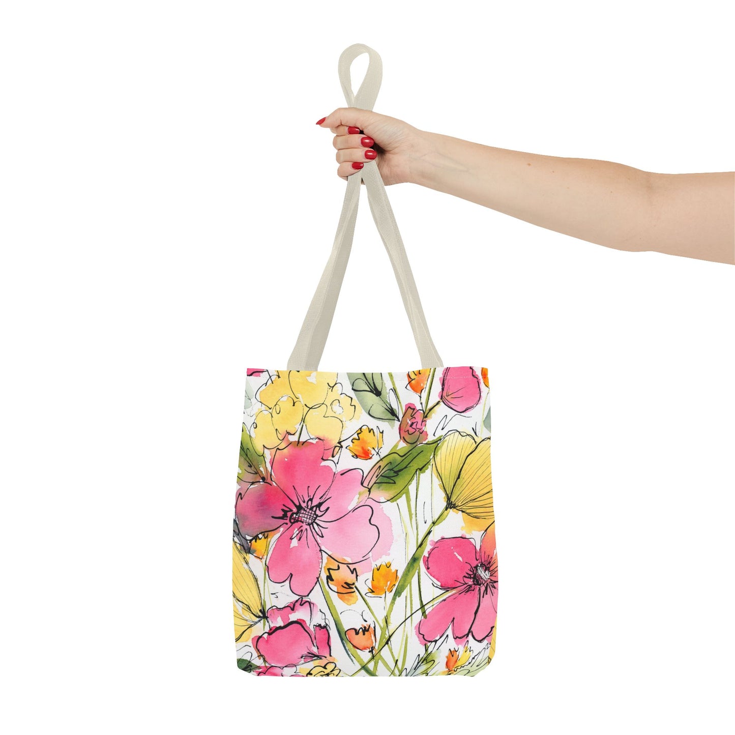 Wildberry & Lemon Petal Tote Bag