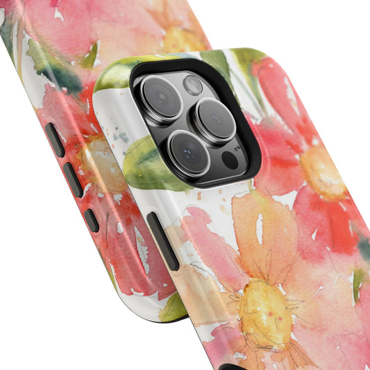 Soft Flowers Magnetic Phone Case