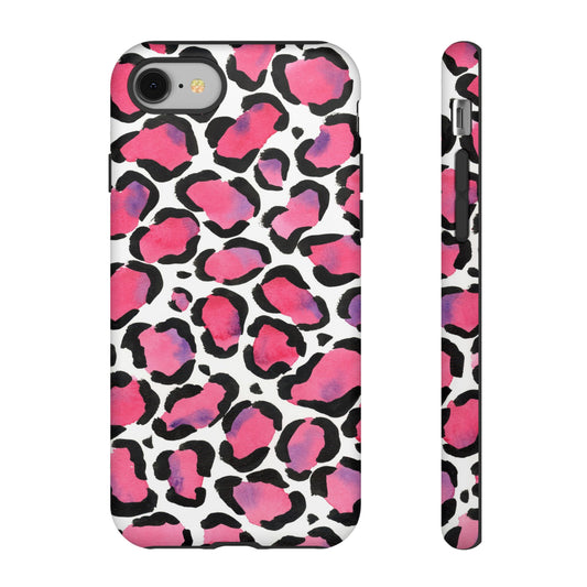 Wild in Pink- Leopard Print Phone Case