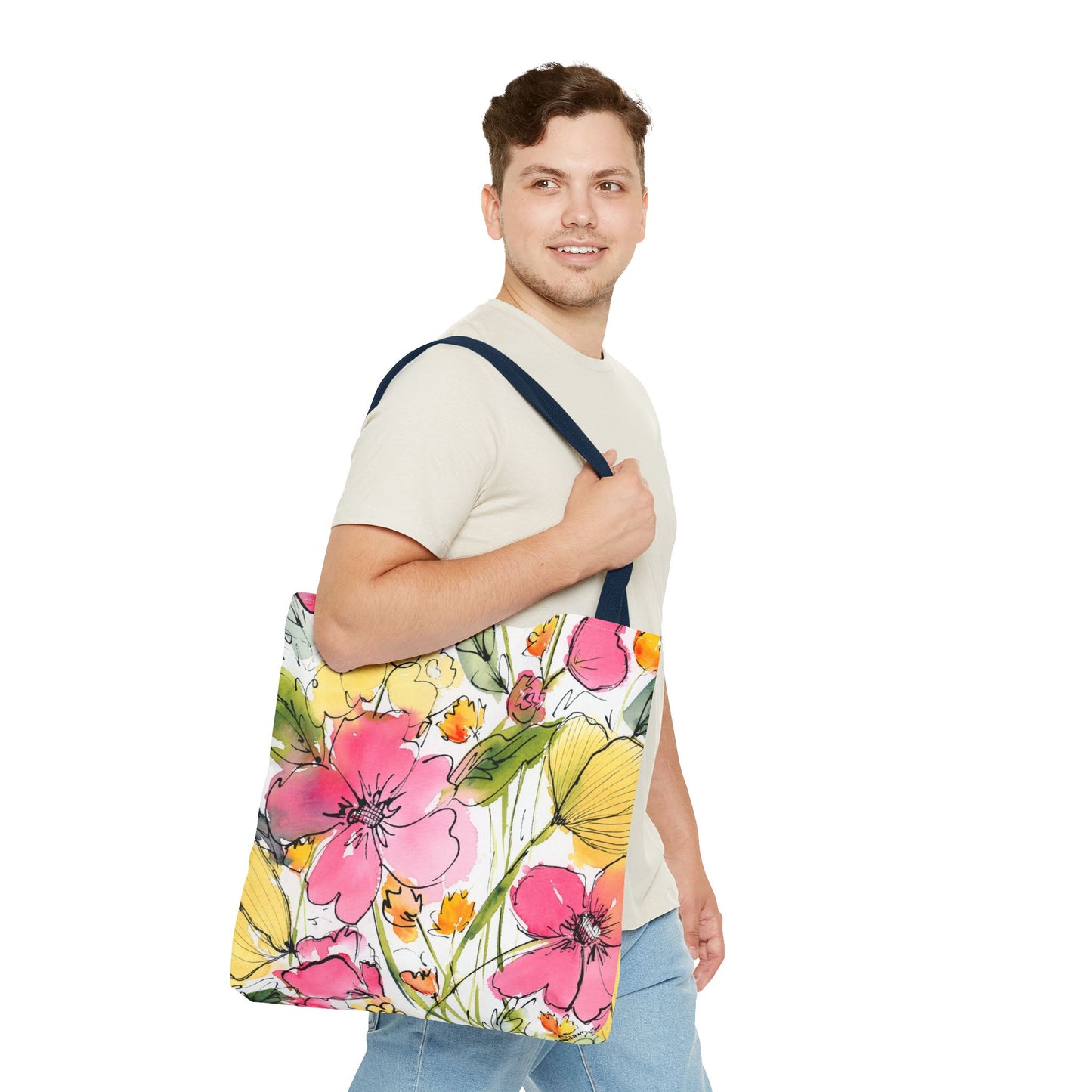 Wildberry & Lemon Petal Tote Bag