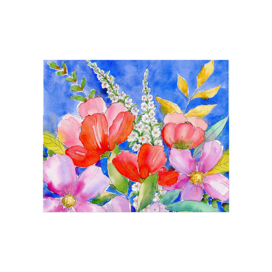 Colorful Floral Watercolor Fine Art Prints, 1 of 2