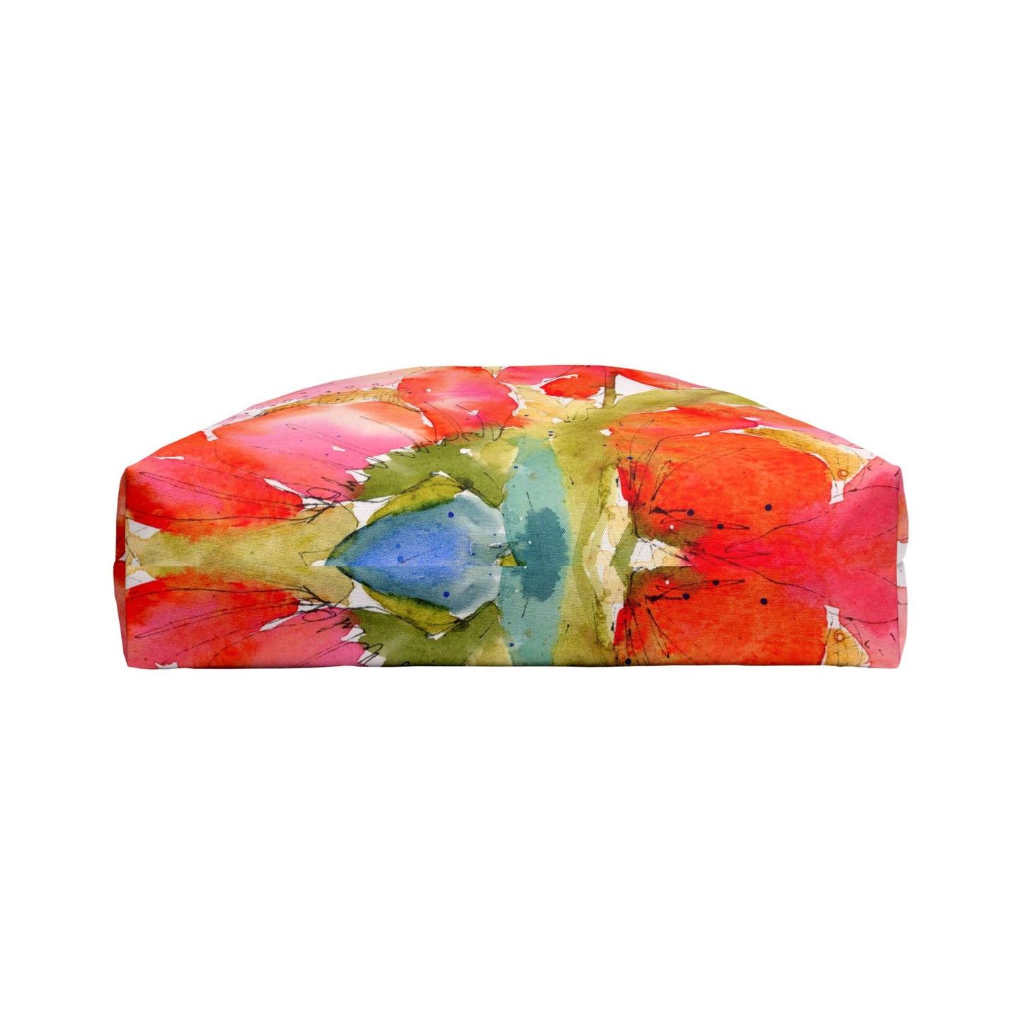 Big Bloom Weekender, Red Bold Floral Tote Bag