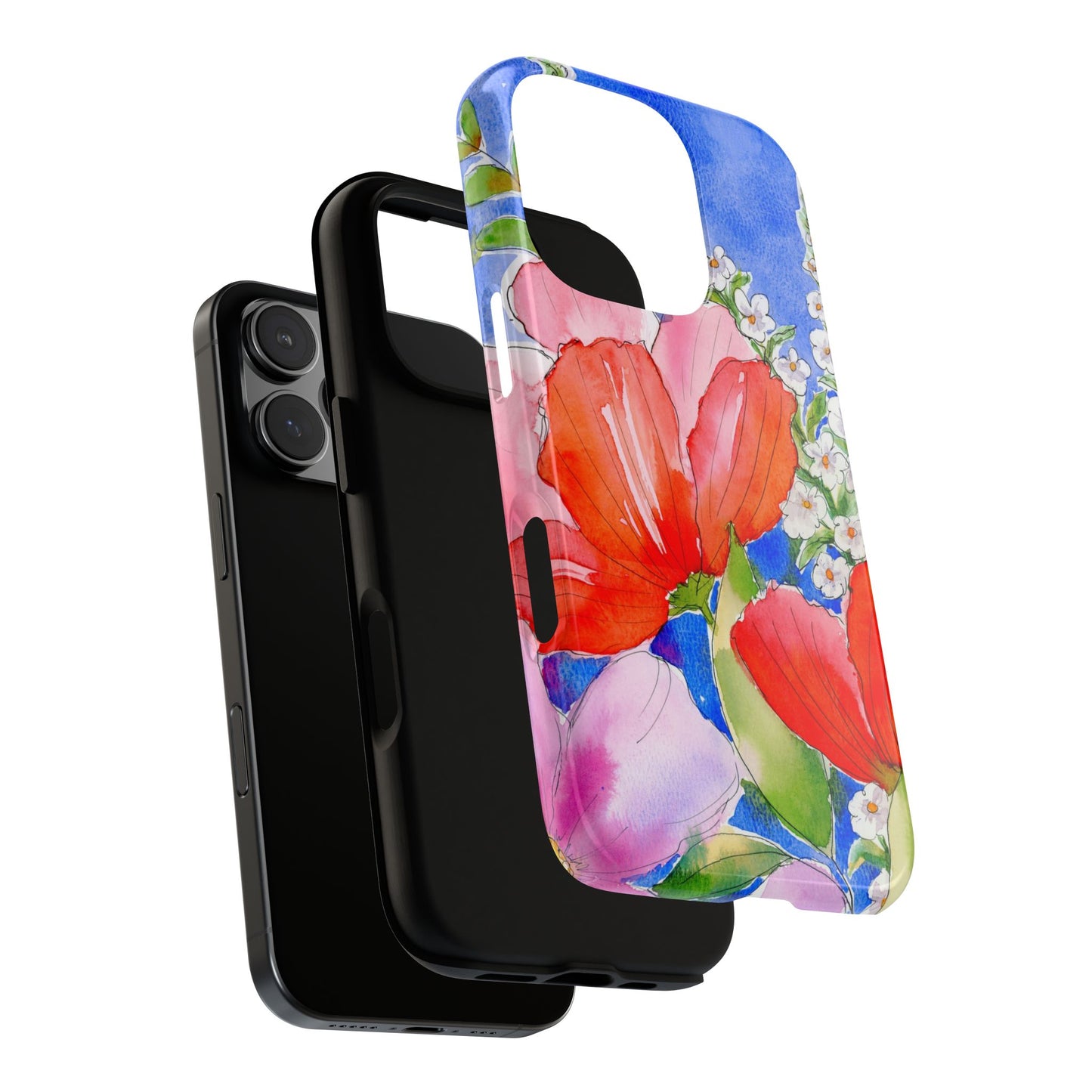 Joy in Full Bloom, Watercolor Painted Phone Case