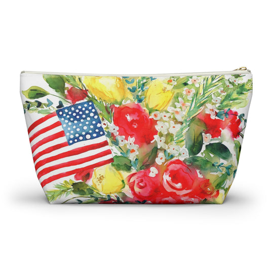 Red White and Bloom Small Organizer