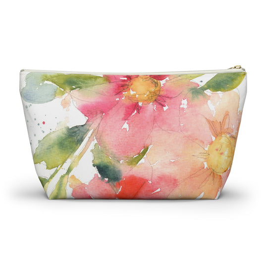 Soft Petal Floral Pouch