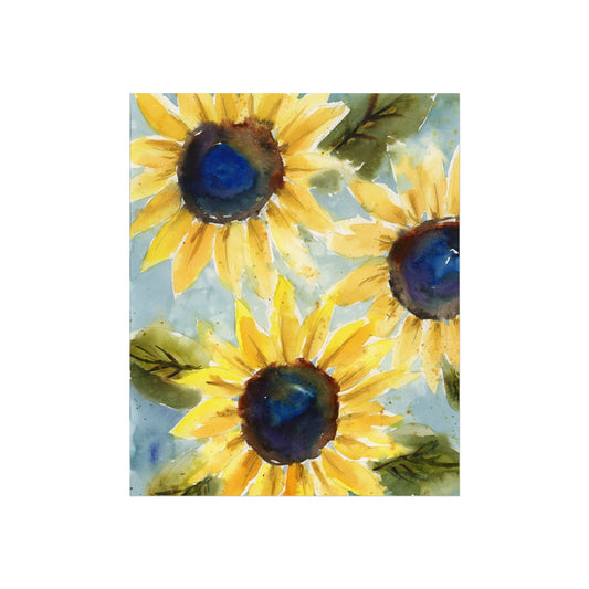 Sunflowers Watercolor Fine Art Prints