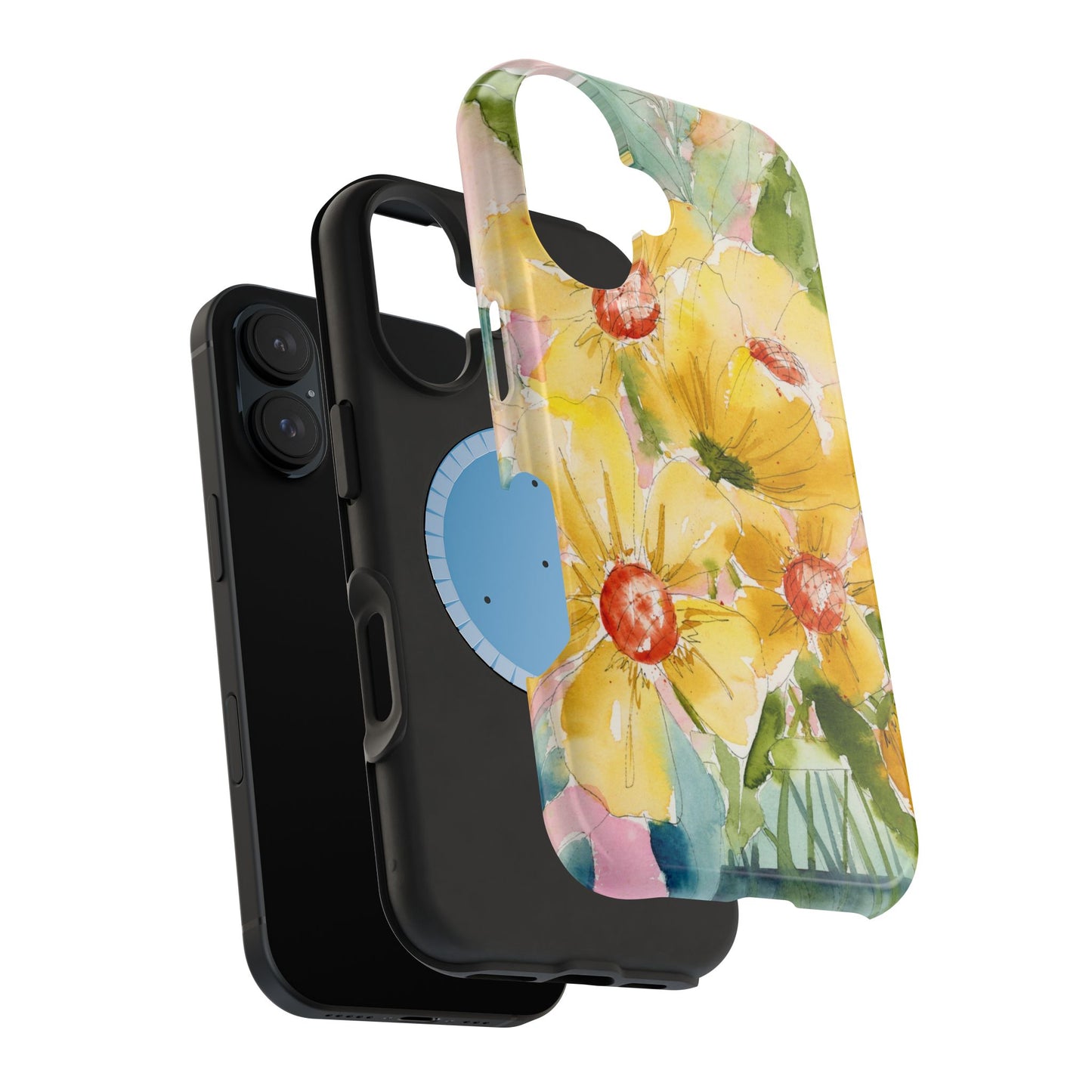 Magnetic Joyful Yellow Flower Phone Case
