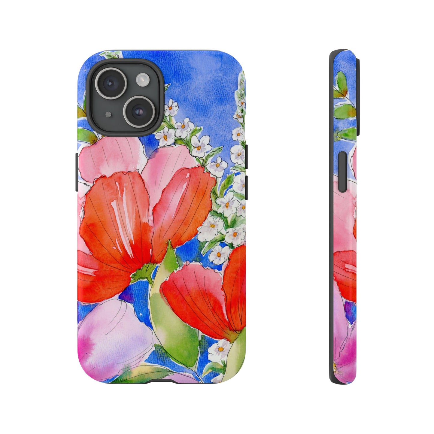 Joy in Full Bloom, Watercolor Painted Phone Case