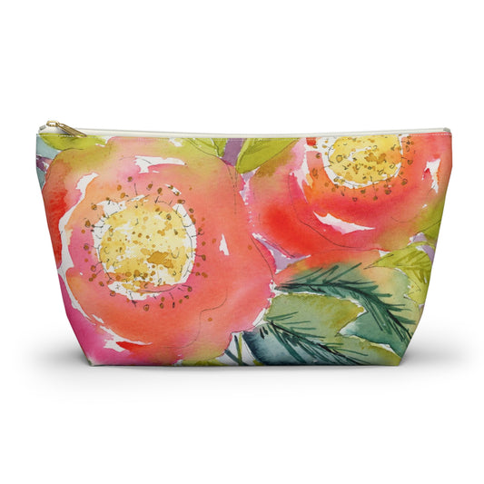 Bold Bloom Carry All Zip Pouch