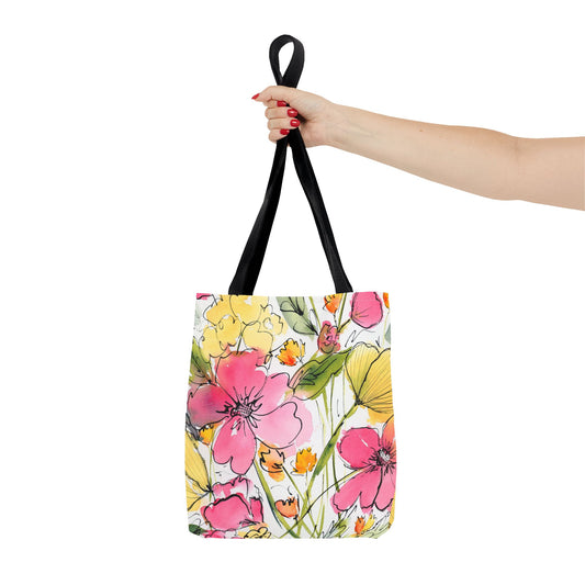 Wildberry & Lemon Petal Tote Bag