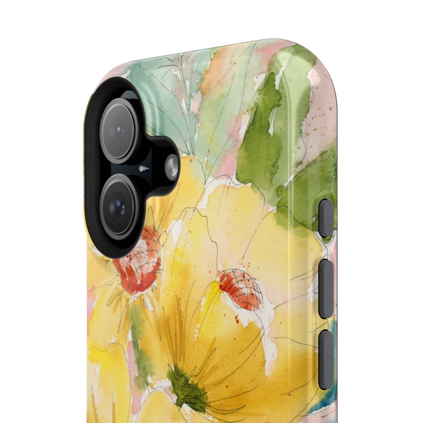 Magnetic Joyful Yellow Flower Phone Case