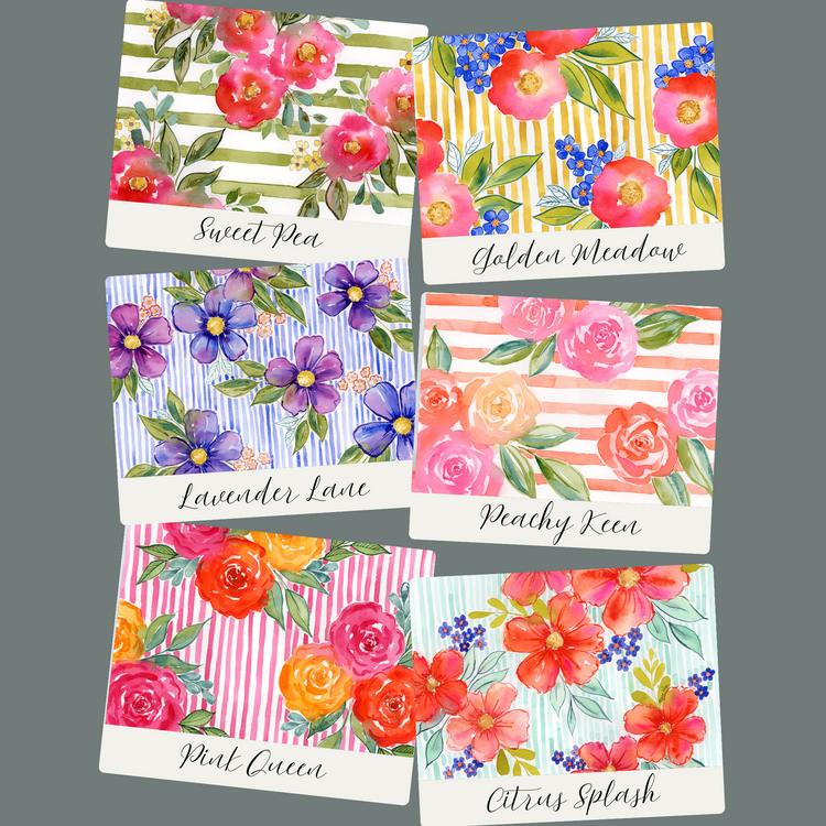 Petals & Pinstripes Collection
