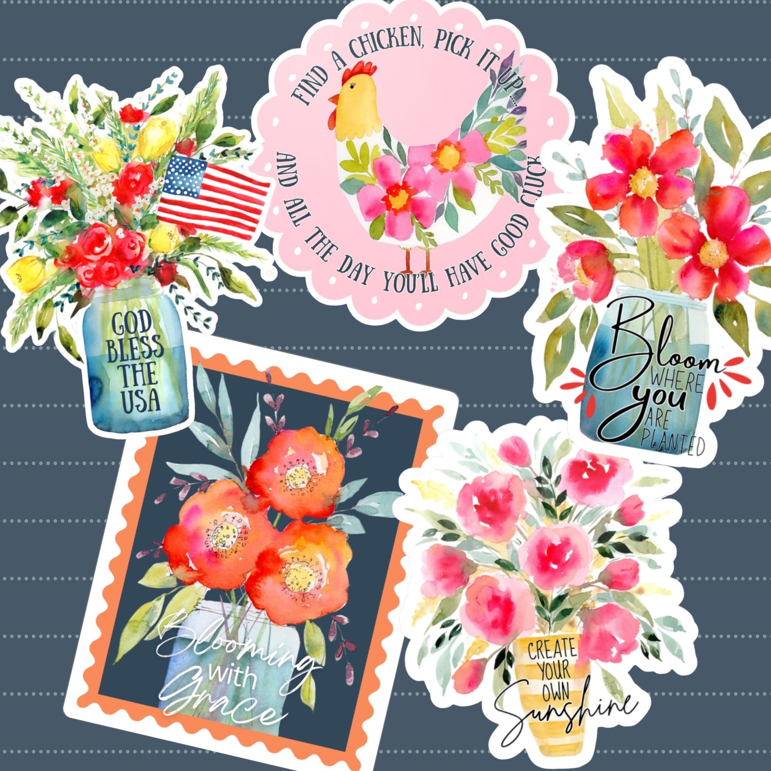 Believe & Bloom Stickers
