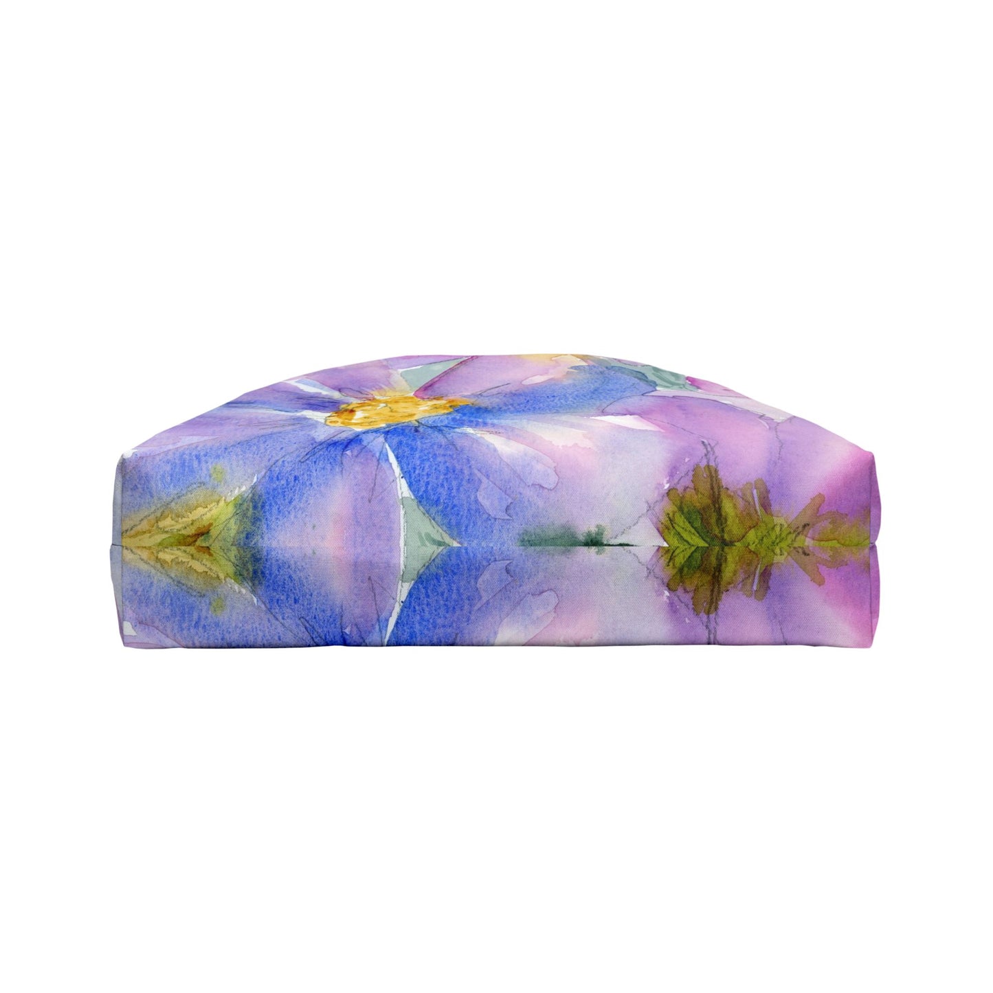 Purple Watercolor Floral Weekender Tote Bag - Large Watercolor Painted Tote, Great Gift for Mom, Teachers, Graduation - Travel Tote