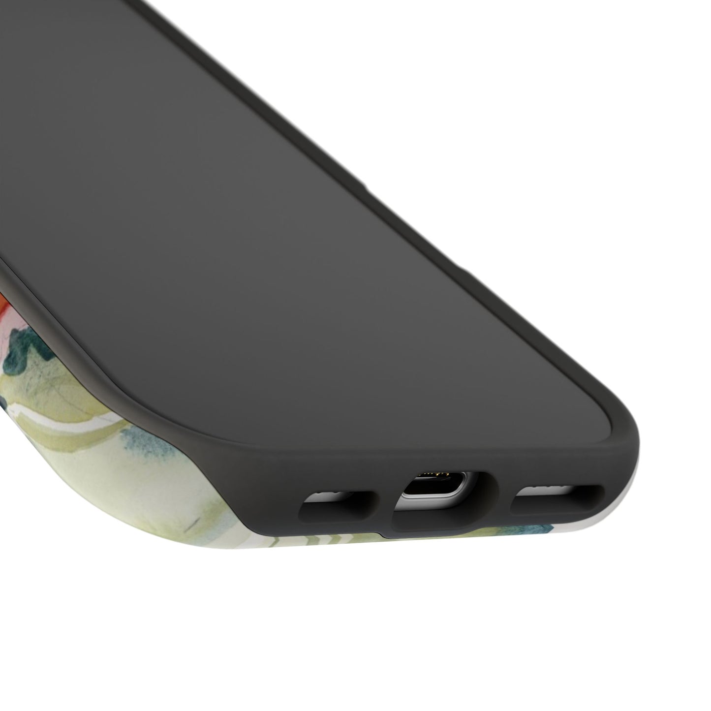 Loose Floral Watercolor Magnetic Case, Pink Bloom Phone Case