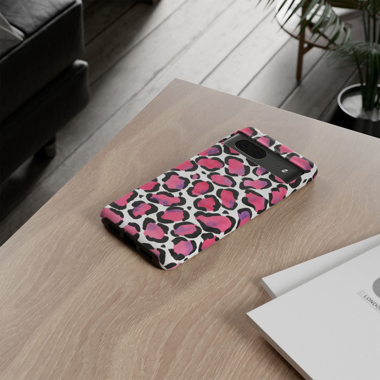 Wild in Pink- Leopard Print Phone Case