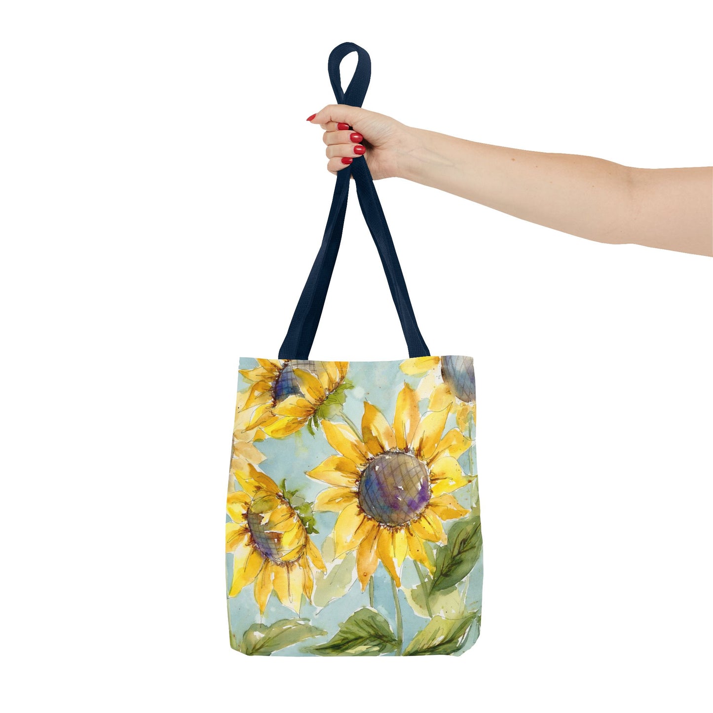 Watercolor Sunflower Tote Bag