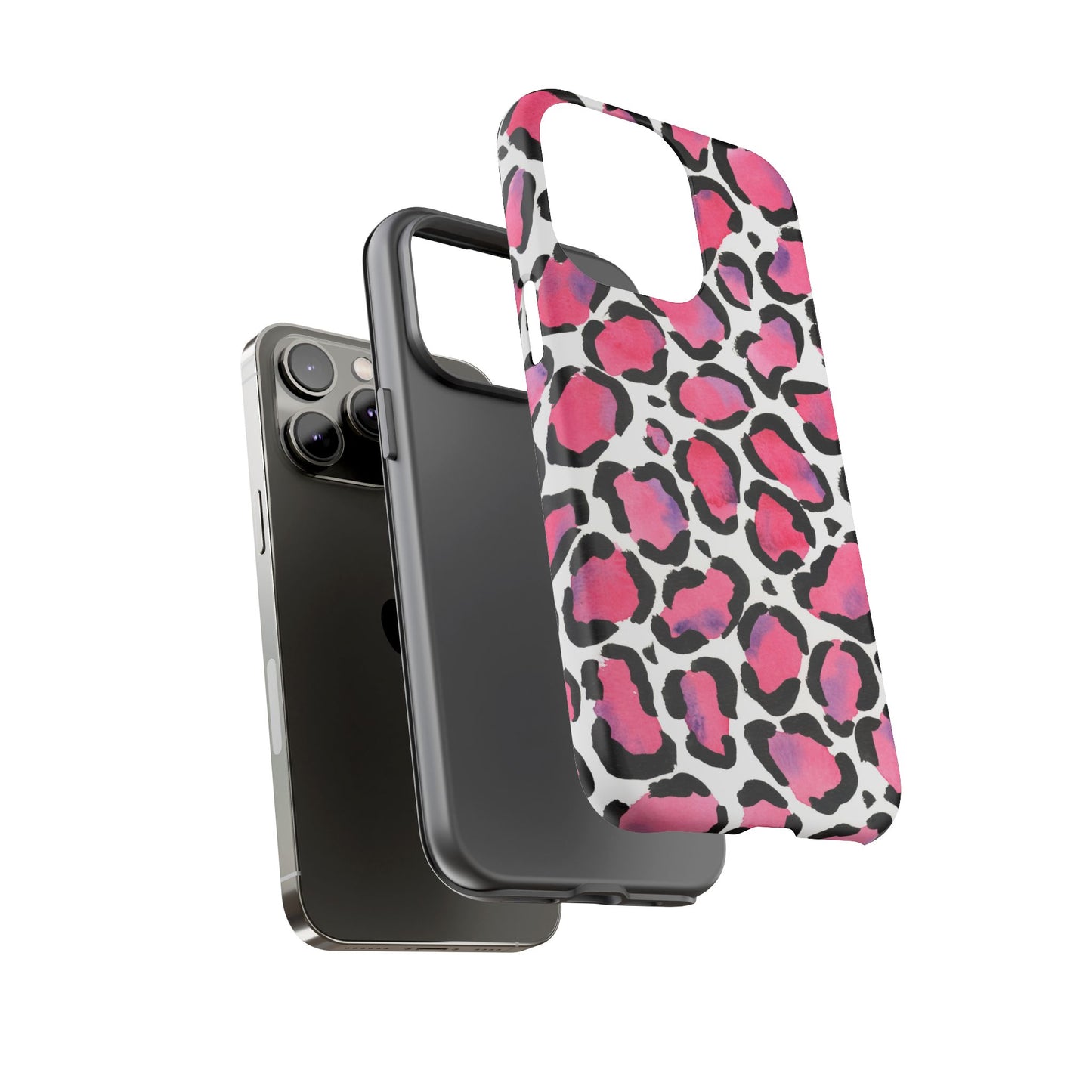 Wild in Pink- Leopard Print Phone Case