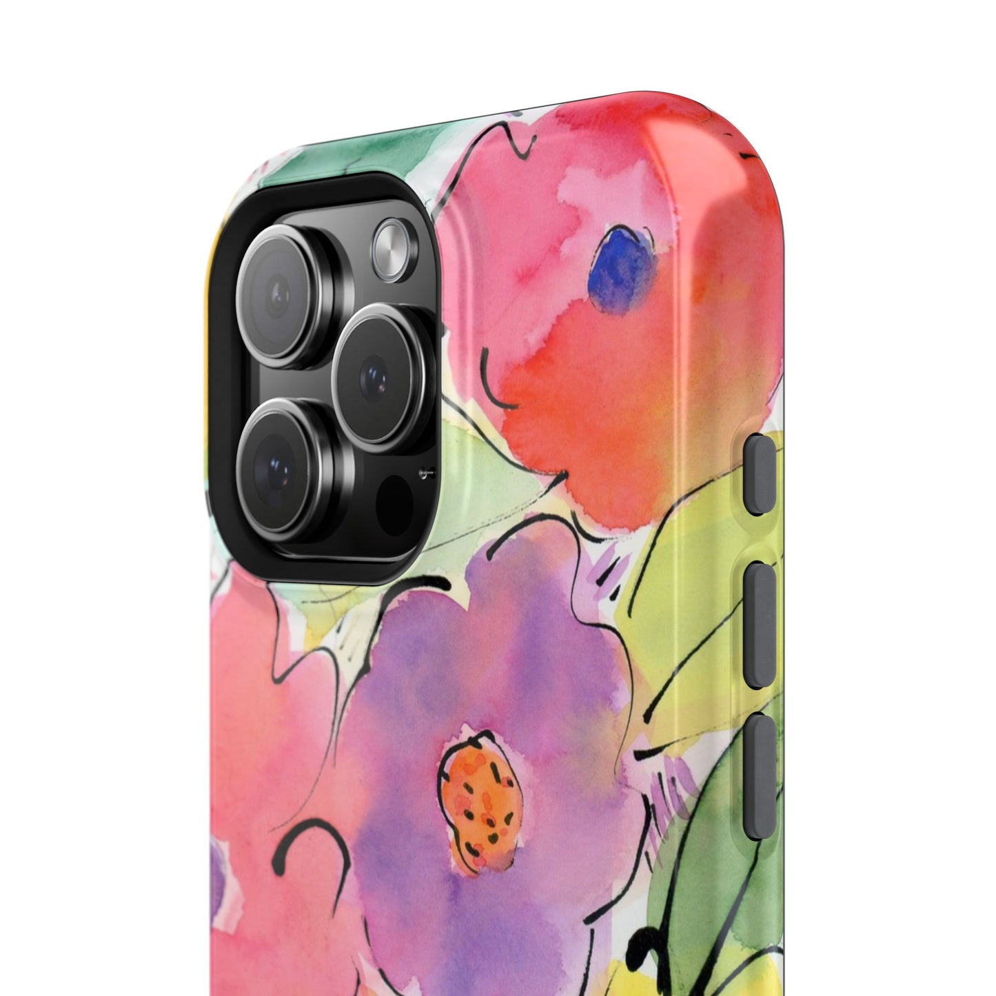 Colorful Abstract Flower Magnetic Phone Case