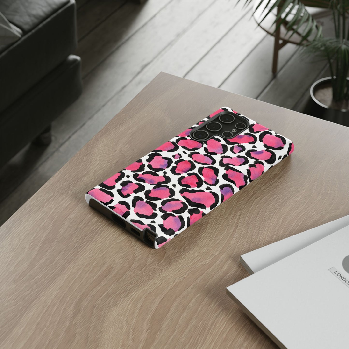 Wild in Pink- Leopard Print Phone Case