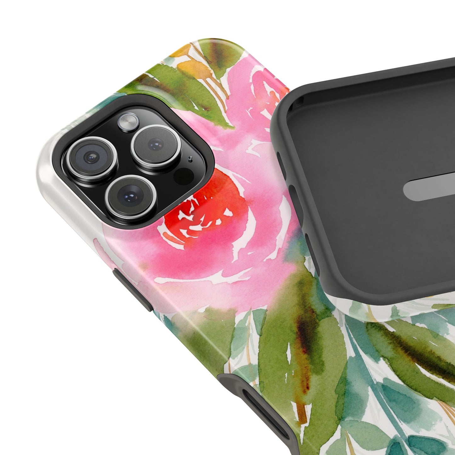 Joyful Garden, Magnetic Watercolor Phone Case