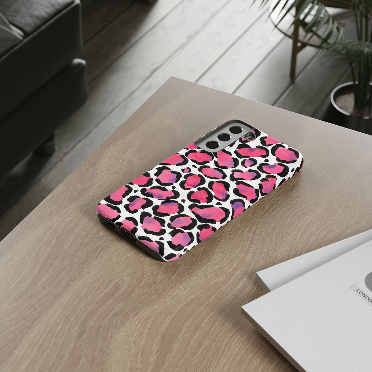 Wild in Pink- Leopard Print Phone Case