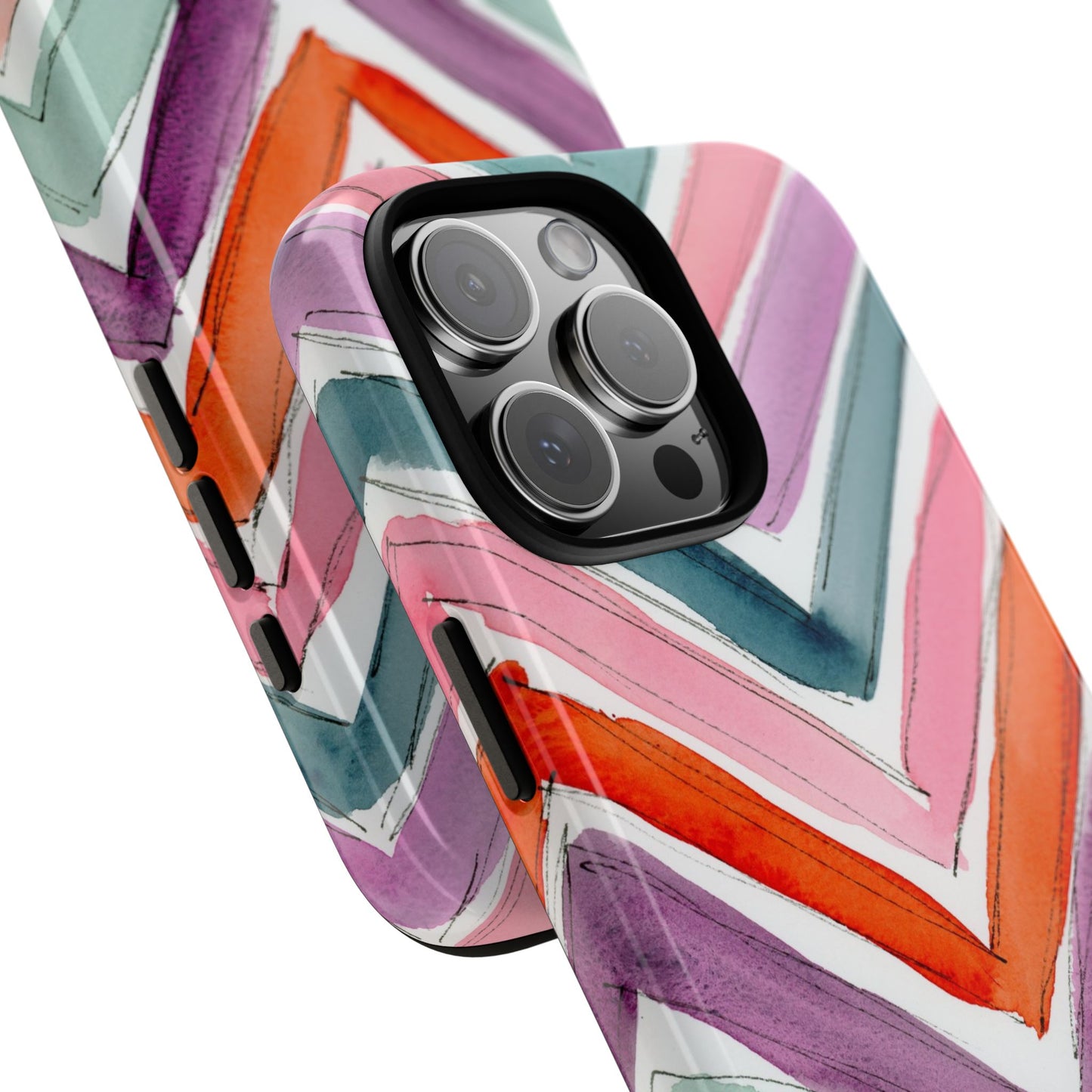 Colorful Pattern Classic Phone Case,  Abstract Phone Case