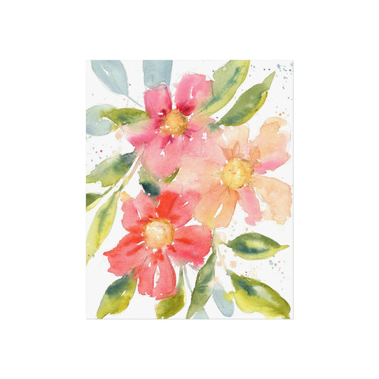 Soft Floral Watercolor Fine Art Prints