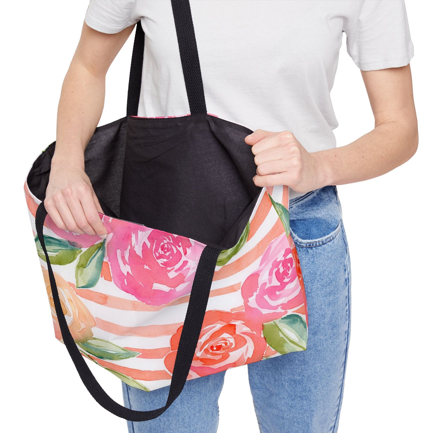 Peachy Keen Bloom Weekender Tote Bag