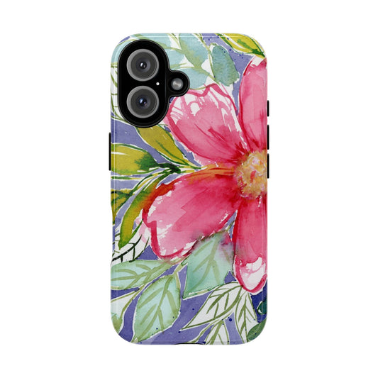 Petals in Motion Classic Phone Case, Original Watercolor Art Phone Case