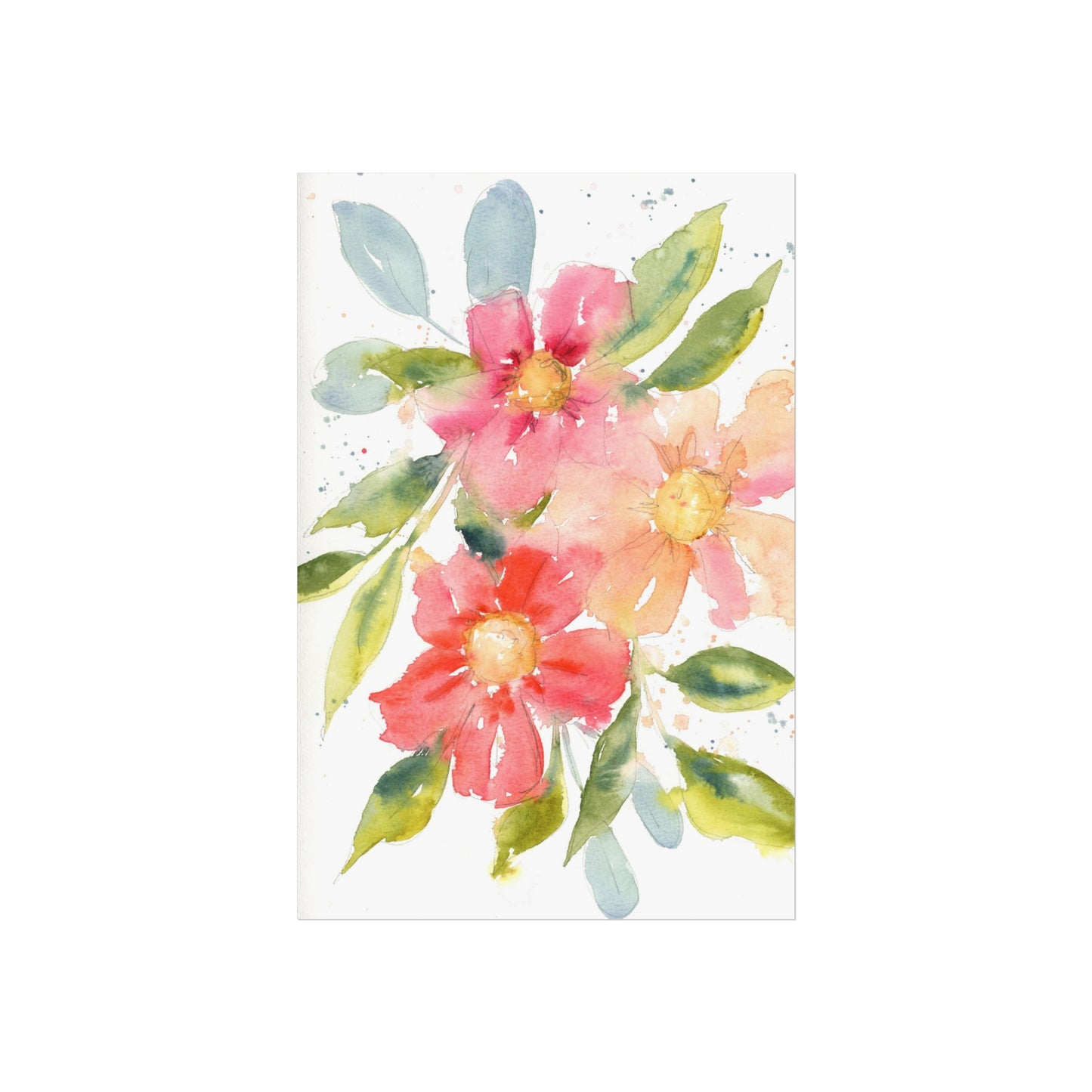 Soft Floral Watercolor Fine Art Prints