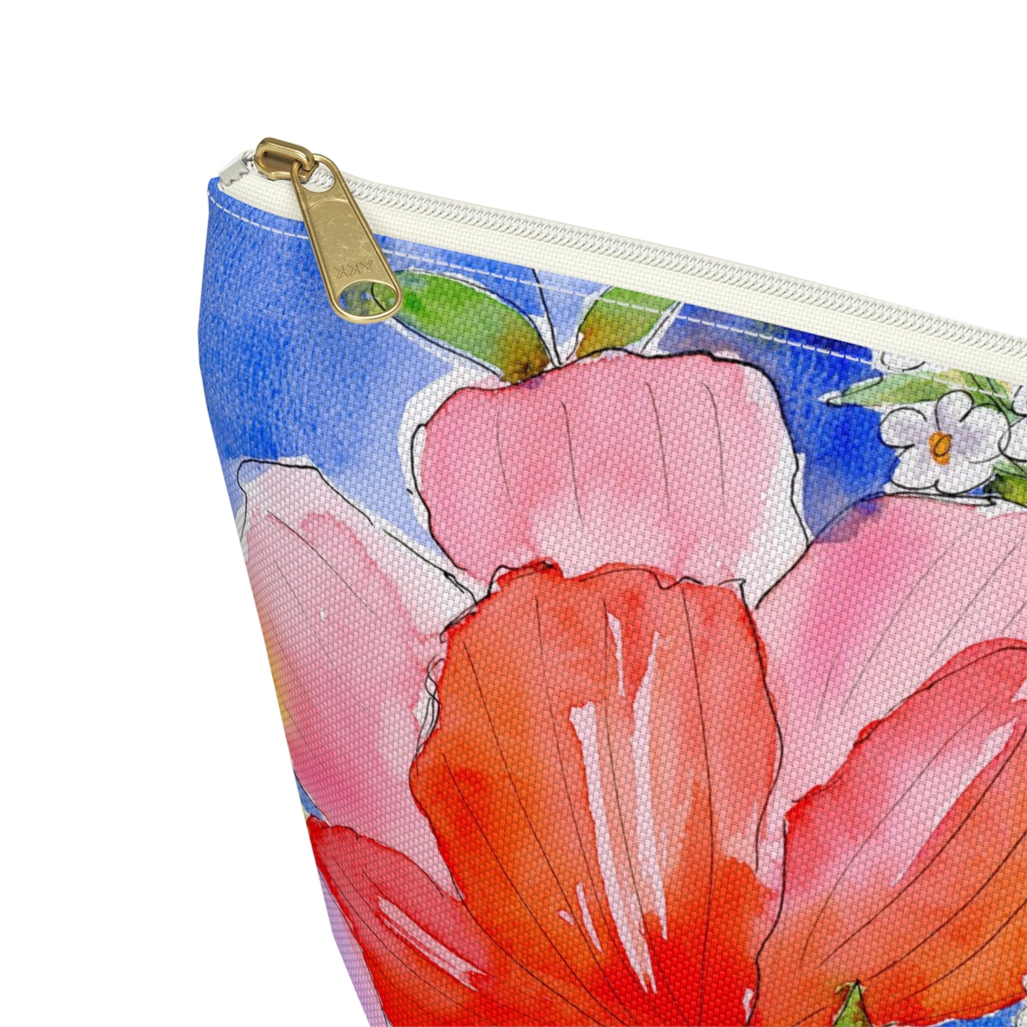 Bright Floral Blooms Accessory Pouch