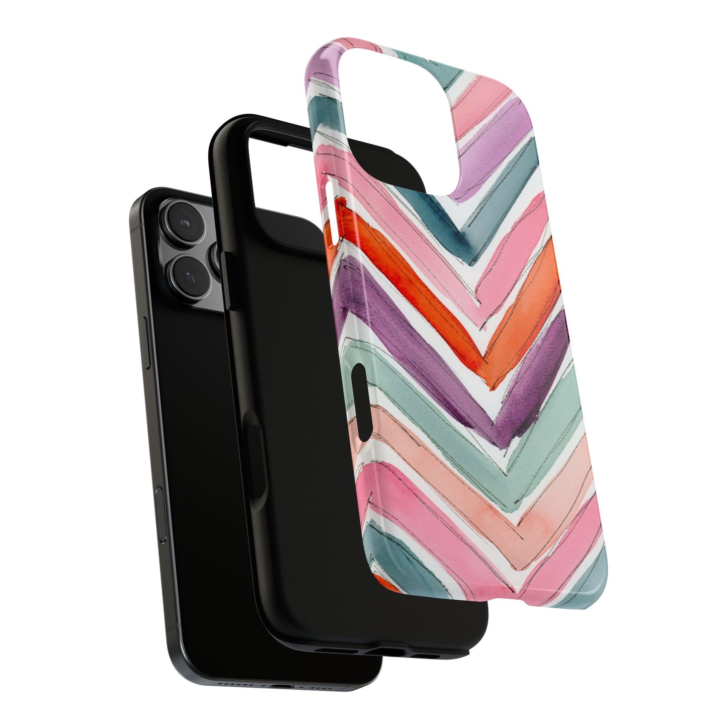 Colorful Pattern Classic Phone Case,  Abstract Phone Case