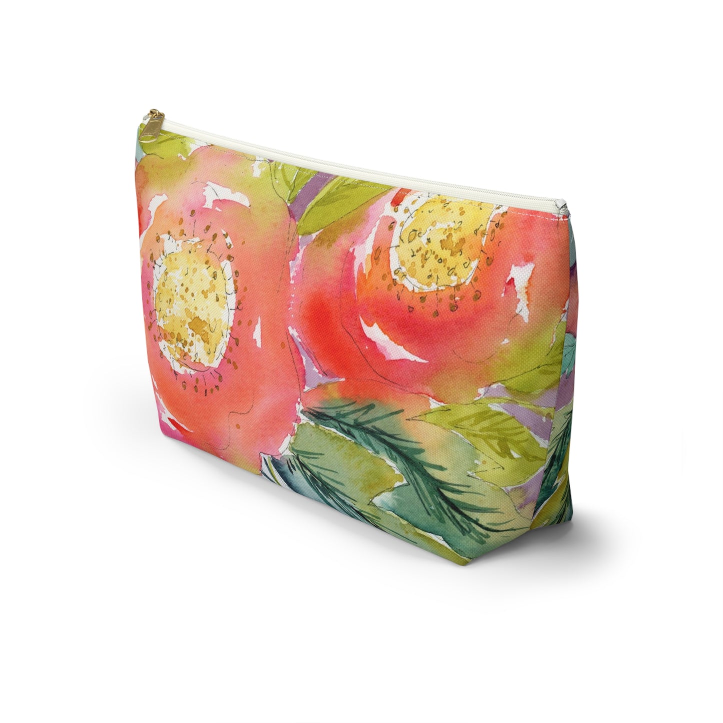 Bold Bloom Carry All Zip Pouch