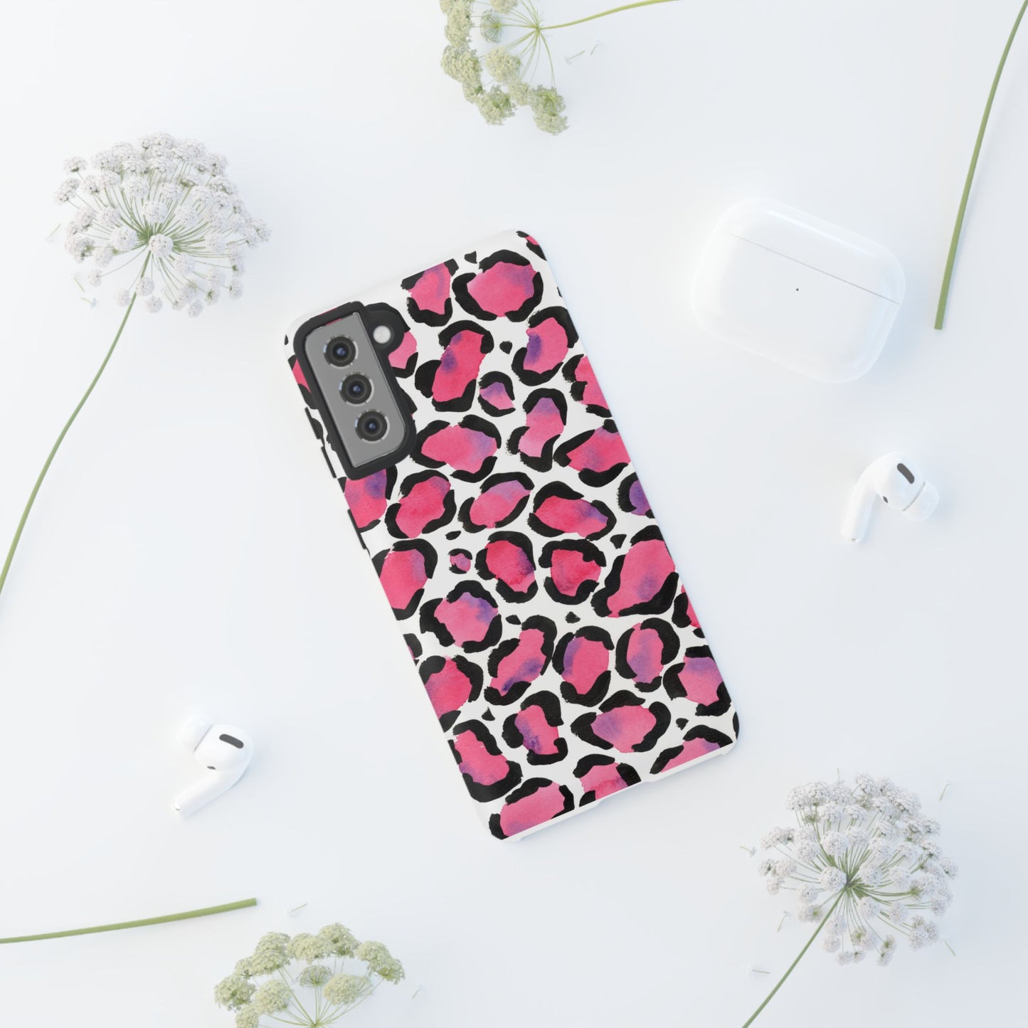 Wild in Pink- Leopard Print Phone Case