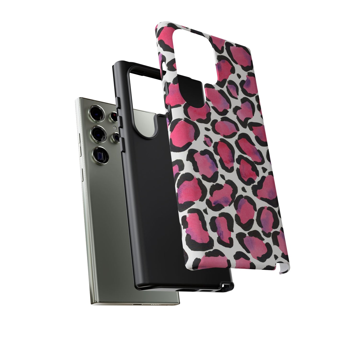Wild in Pink- Leopard Print Phone Case