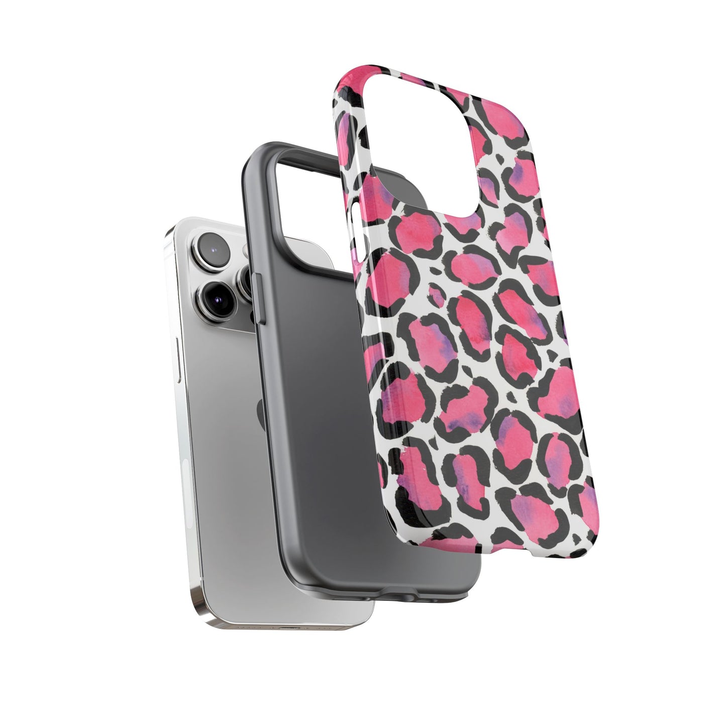 Wild in Pink- Leopard Print Phone Case