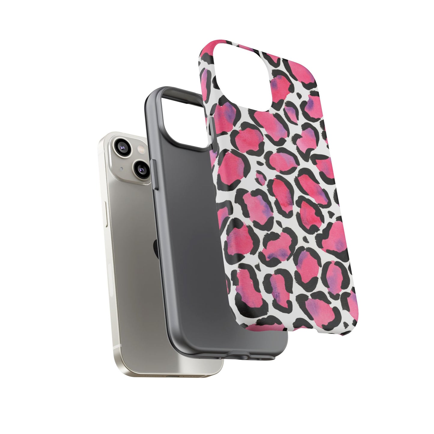 Wild in Pink- Leopard Print Phone Case