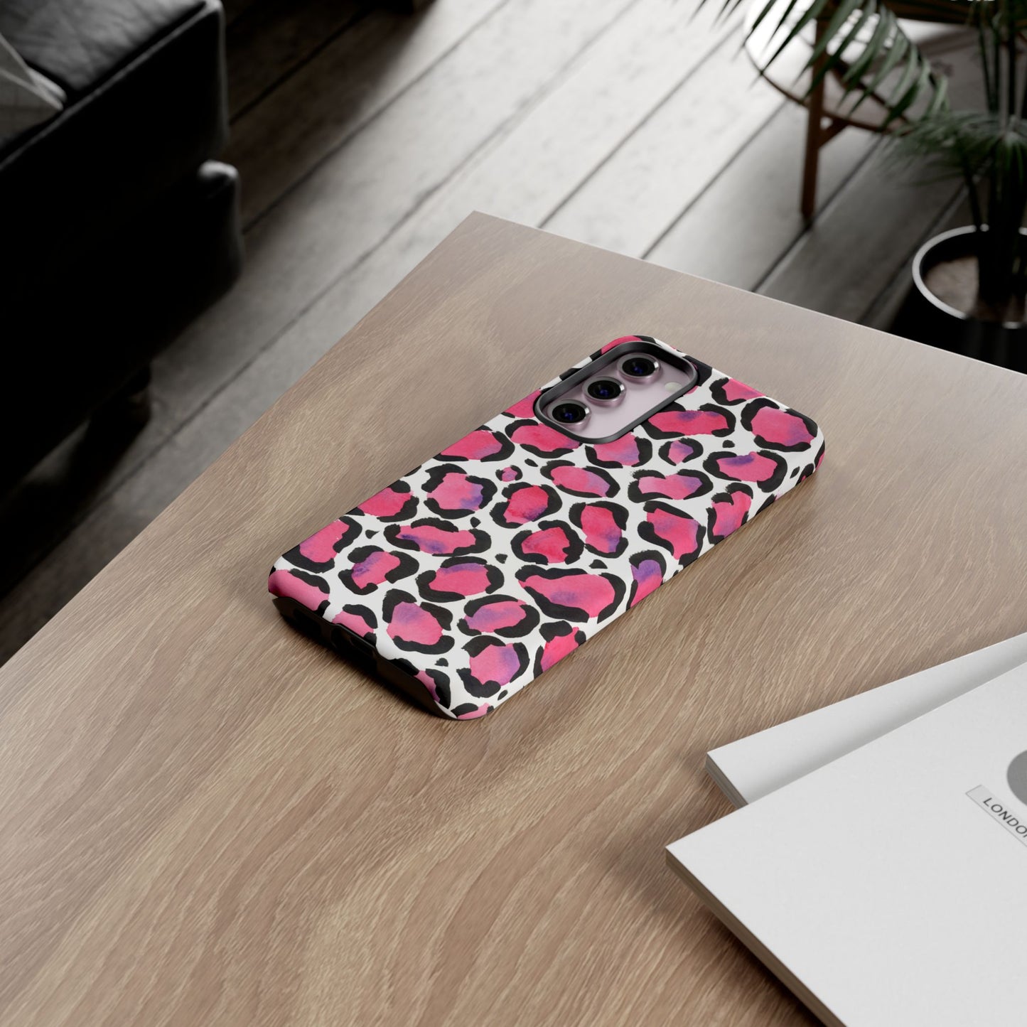 Wild in Pink- Leopard Print Phone Case