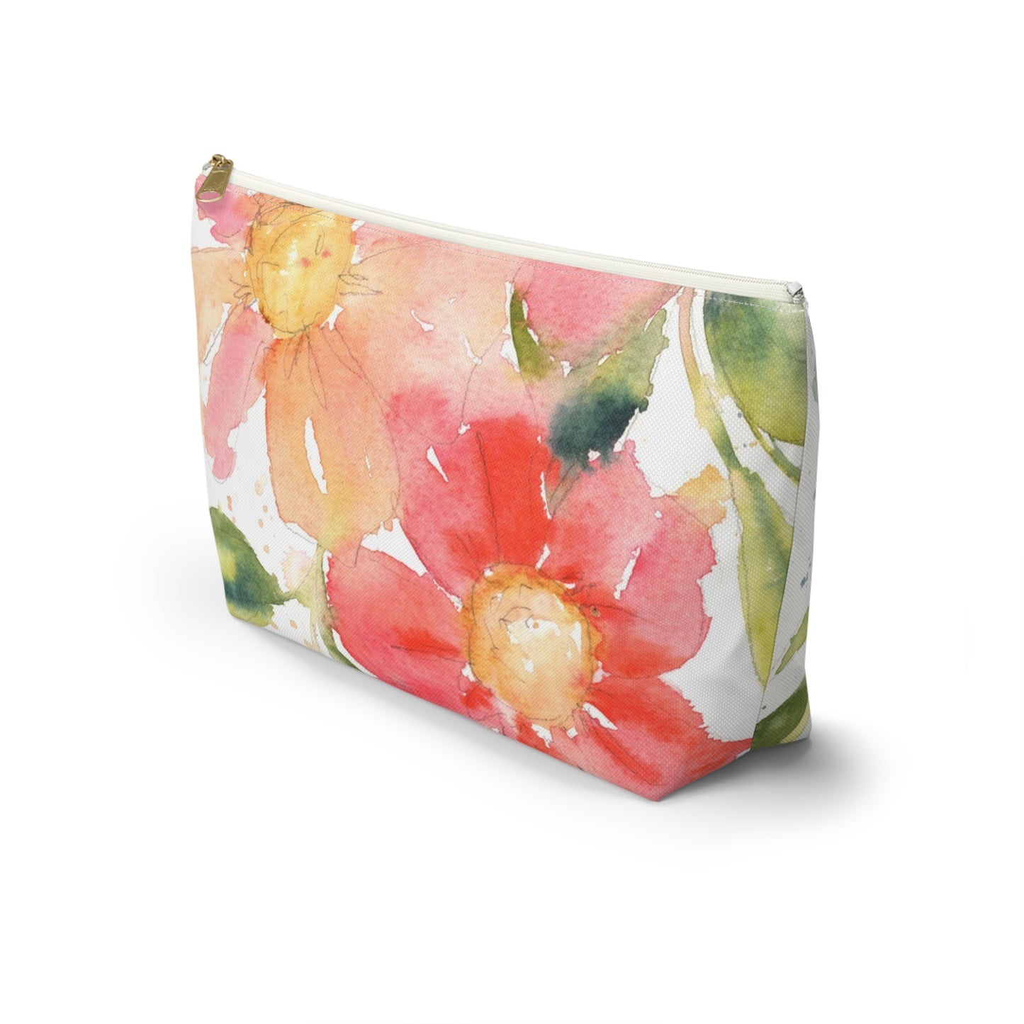 Soft Petal Floral Pouch