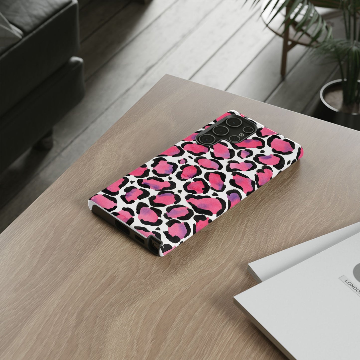 Wild in Pink- Leopard Print Phone Case