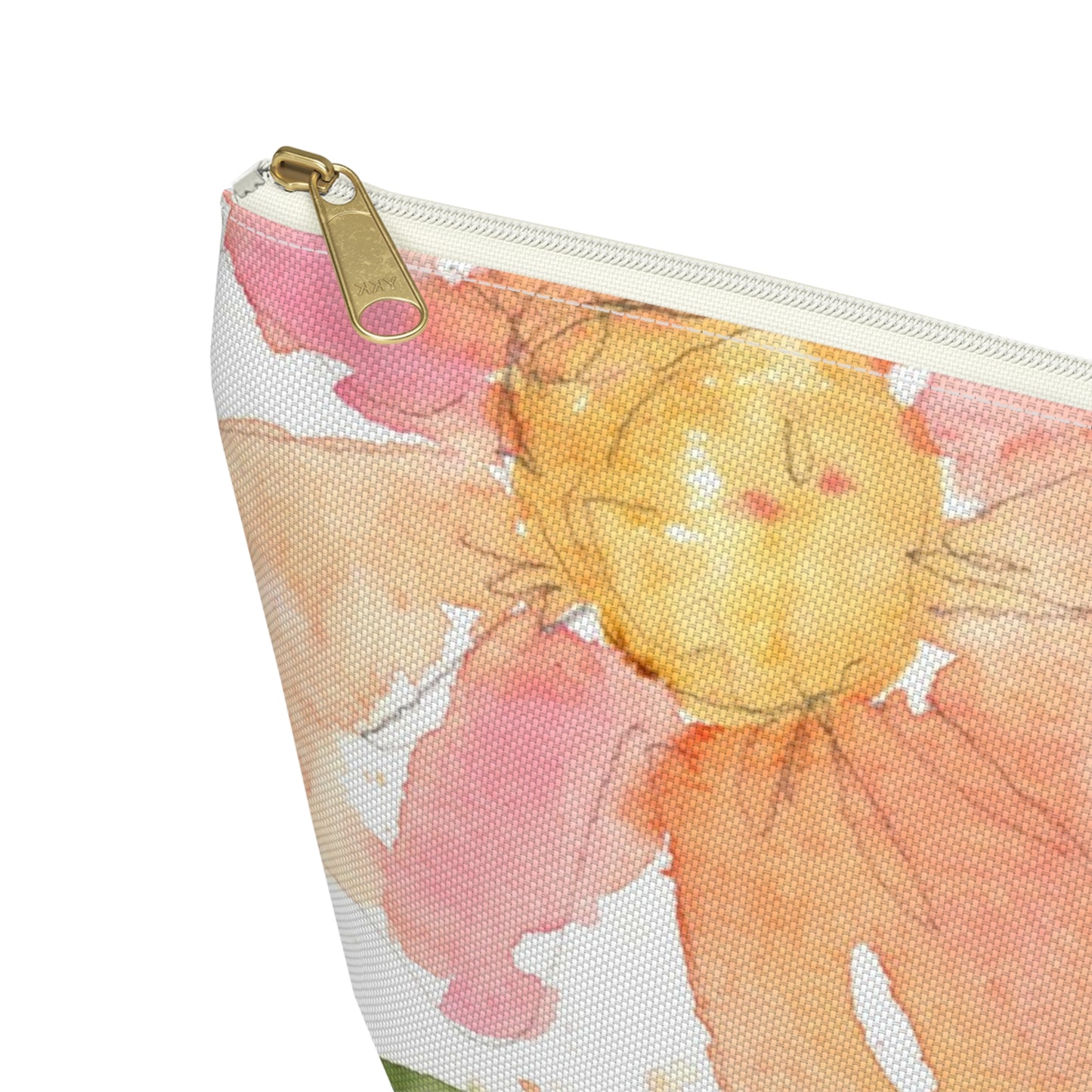Soft Petal Floral Pouch
