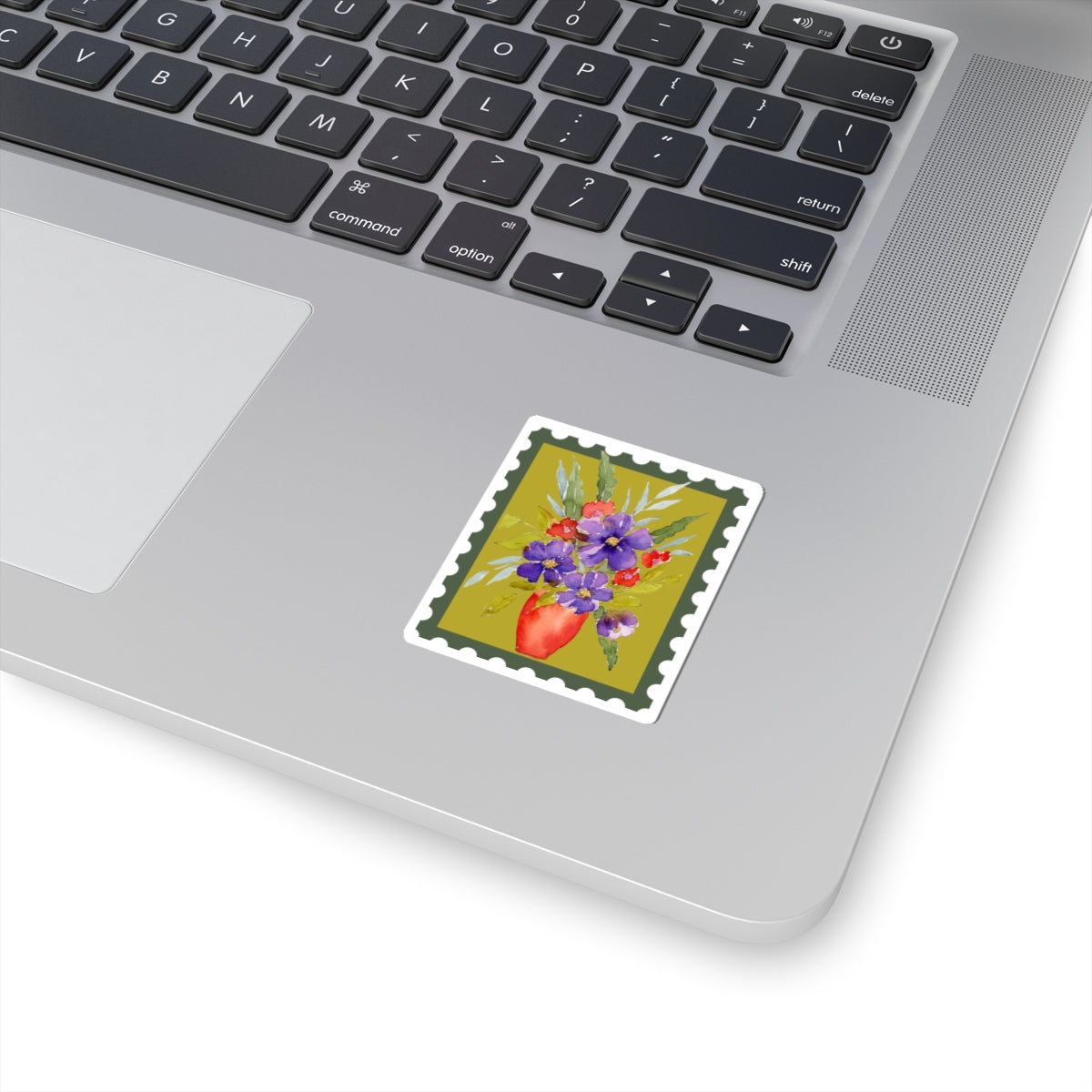 Bright Watercolor Floral Sticker